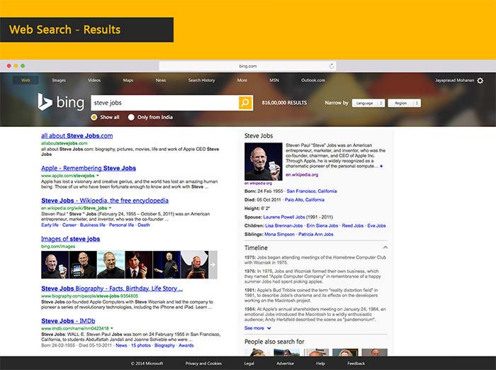 Bing Search Engine - Redesign